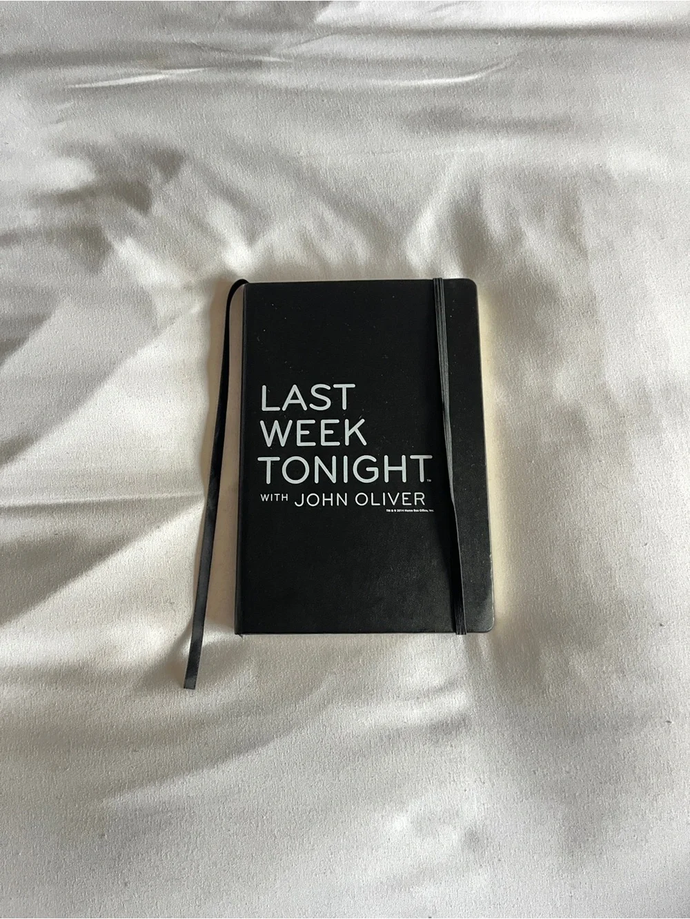 Spring & Co. Black Last Week Tonight With John Oliver Journal Hardcover Notebook